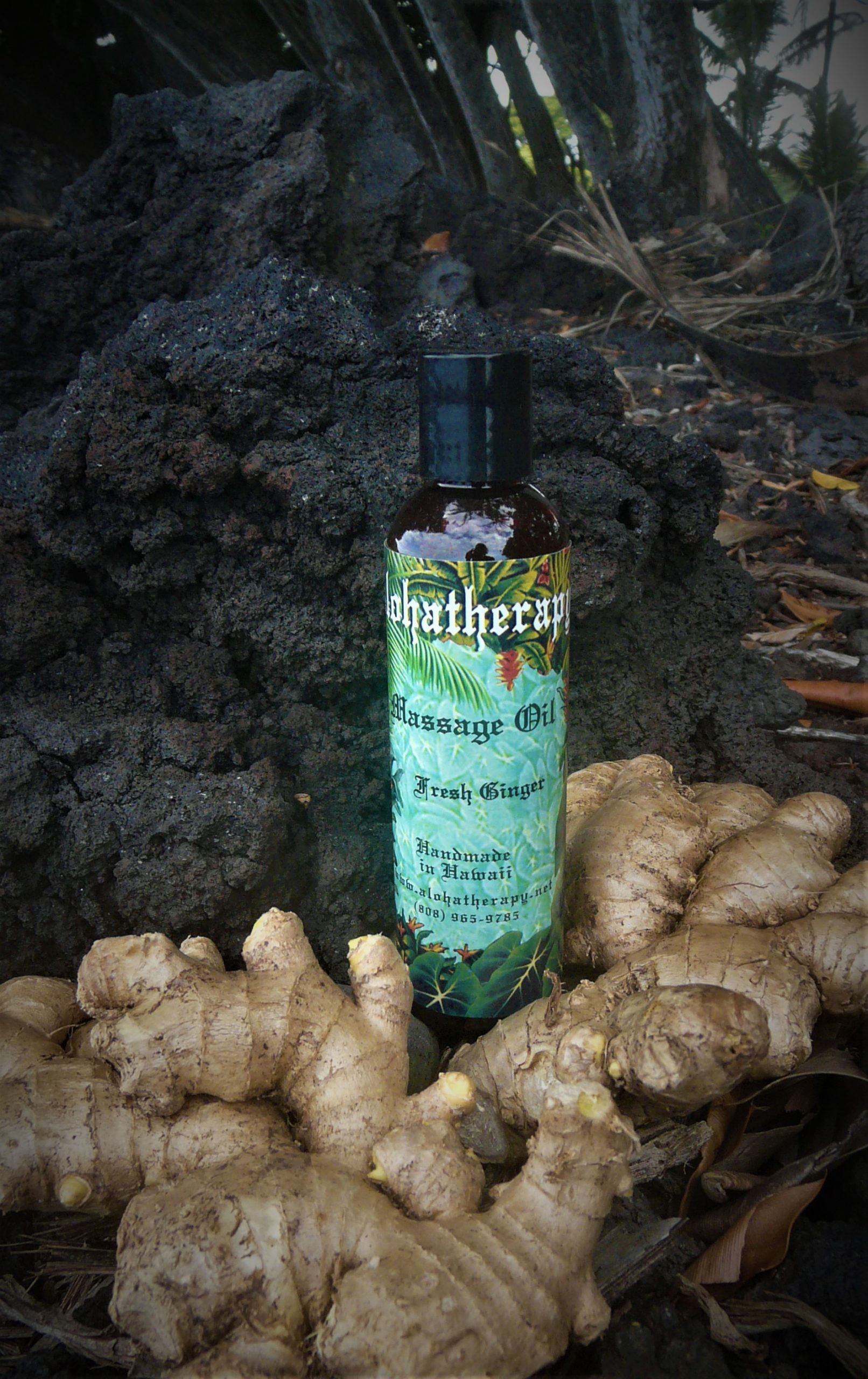Fresh Ginger Massage Oil Bath And Body Oil Alohatherapy